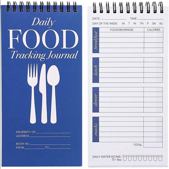 JUVALE: DAILY FOOD INTAKE TRACKER NOTEBOOK. 10 PACK. 9x4 INCHES. NWOT. - Picture 1 of 10